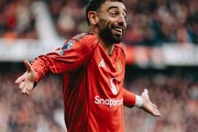 开云-两度送出助攻，B费赛后社媒：笑容说明了一切